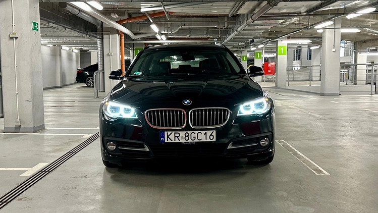 BMW Seria 5 cena 77900 przebieg: 263058, rok produkcji 2015 z Kraków małe 631